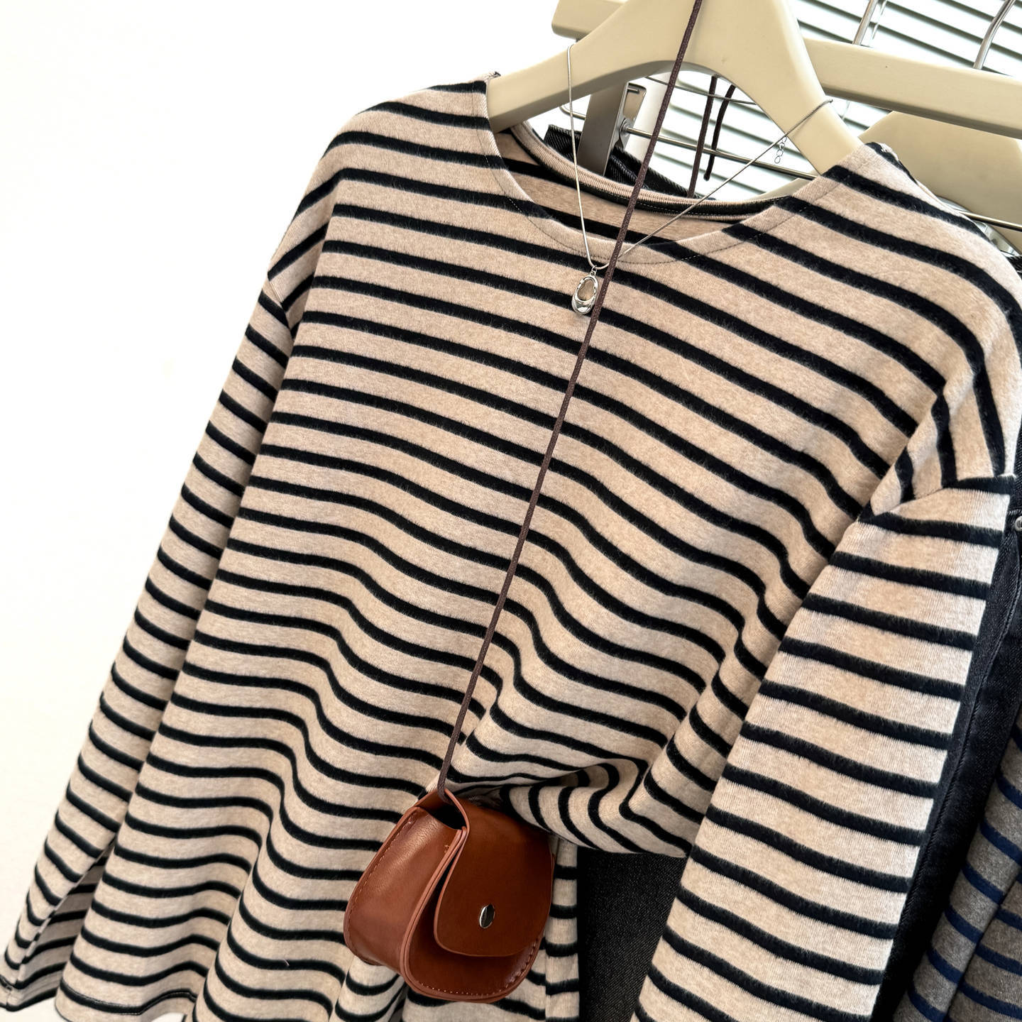 Style Brushed Long Sleeve T-Shirt for Women