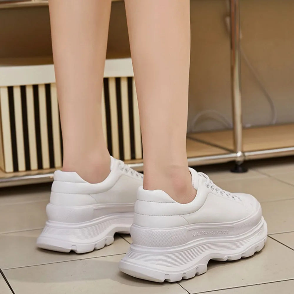 Lace Up Platform Sneakers
