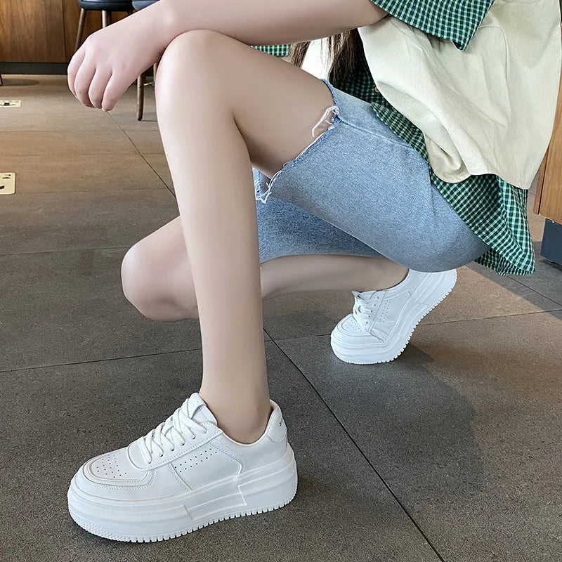 Lace Up Platform Sneakers