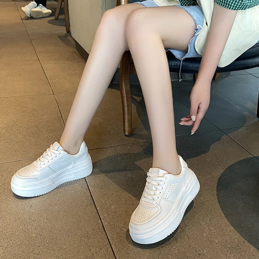 Lace Up Platform Sneakers