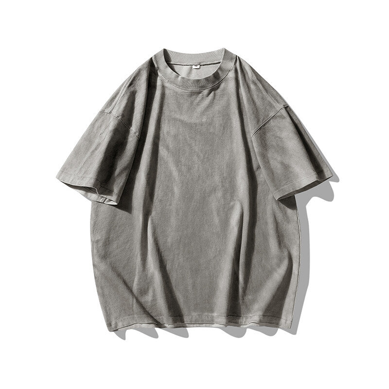 Wear and tear casual T-shirts for men and women with short sleeves