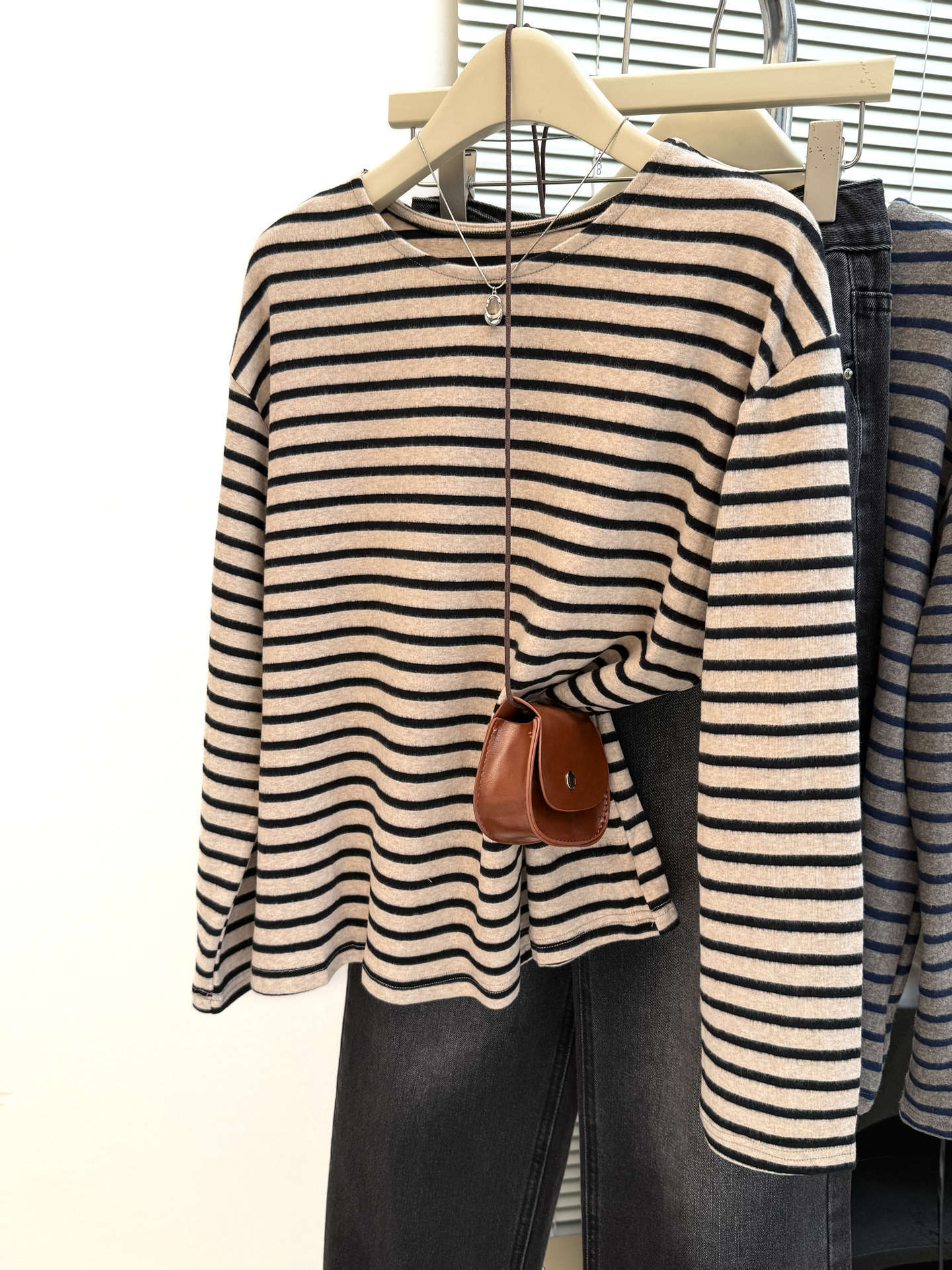 Style Brushed Long Sleeve T-Shirt for Women