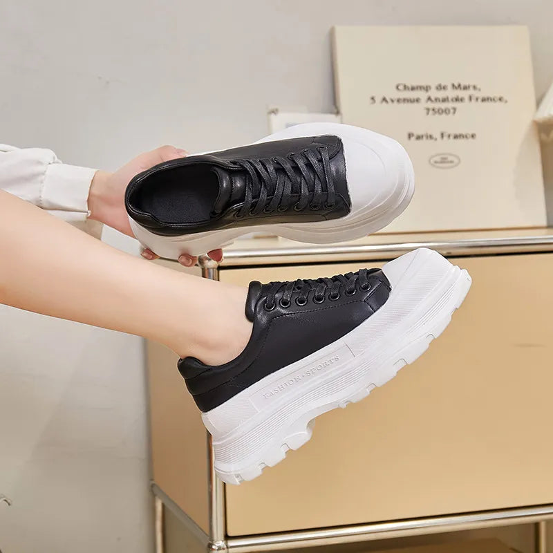 Lace Up Platform Sneakers